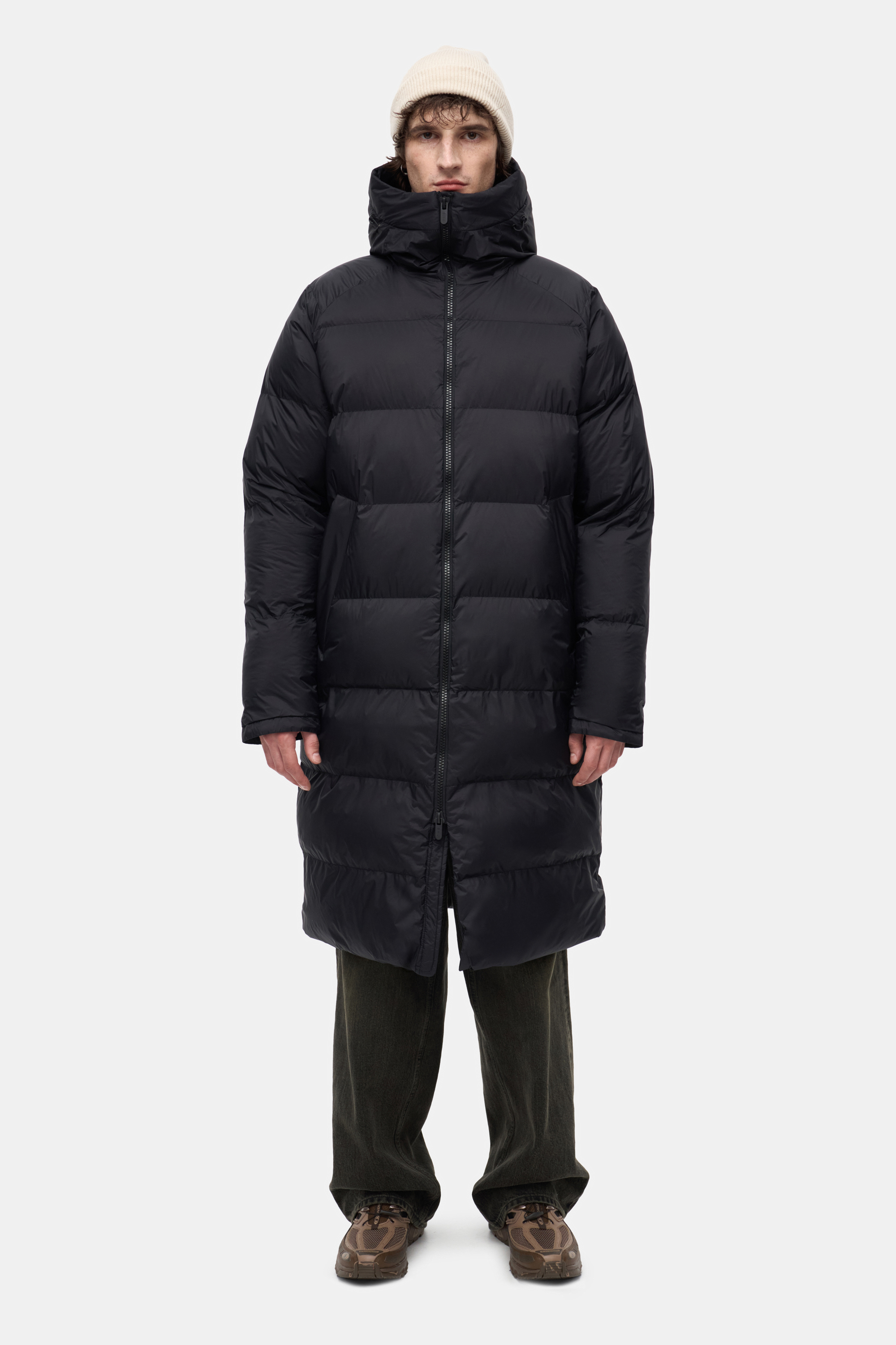 Пуховик чёрный