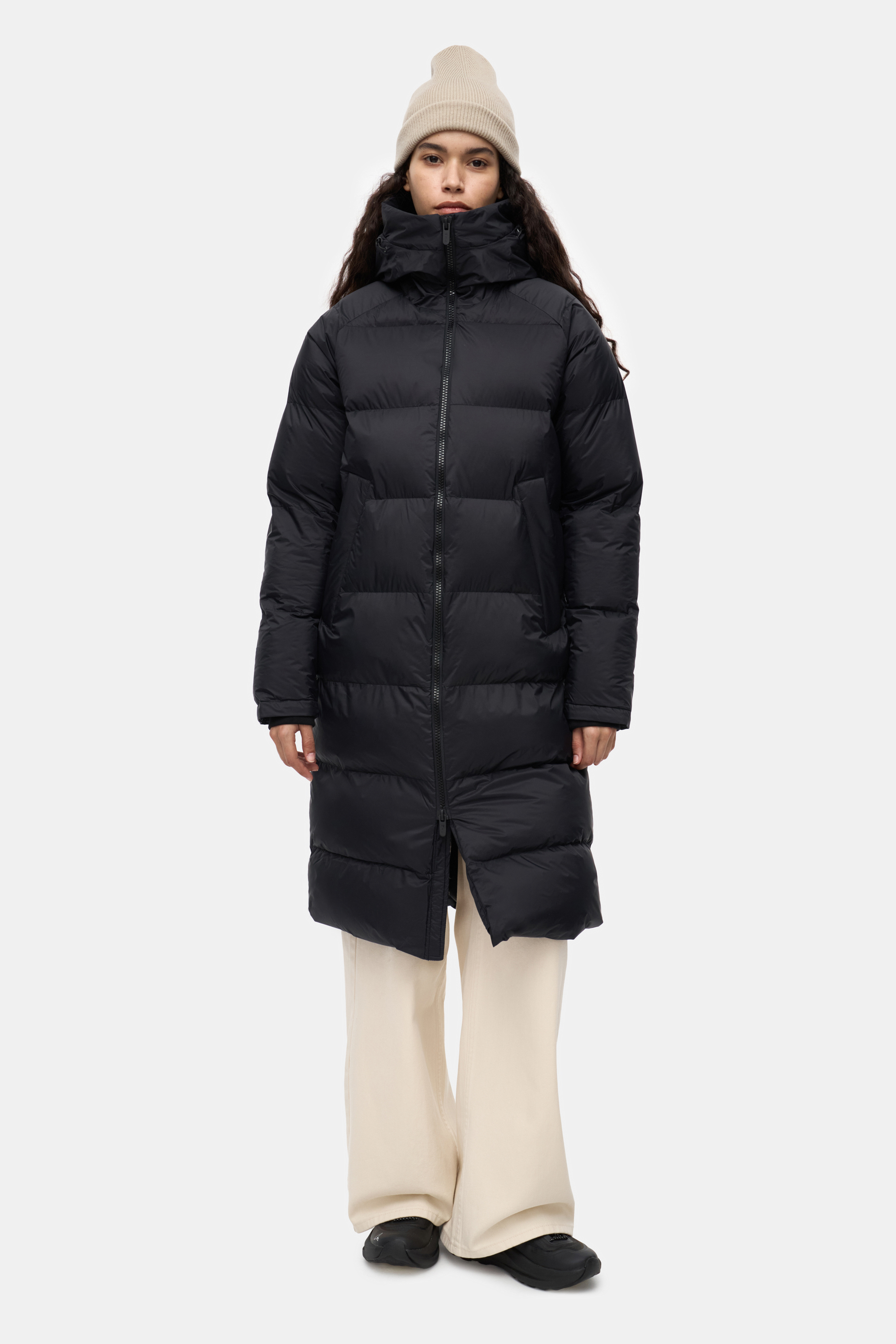 Пуховик чёрный