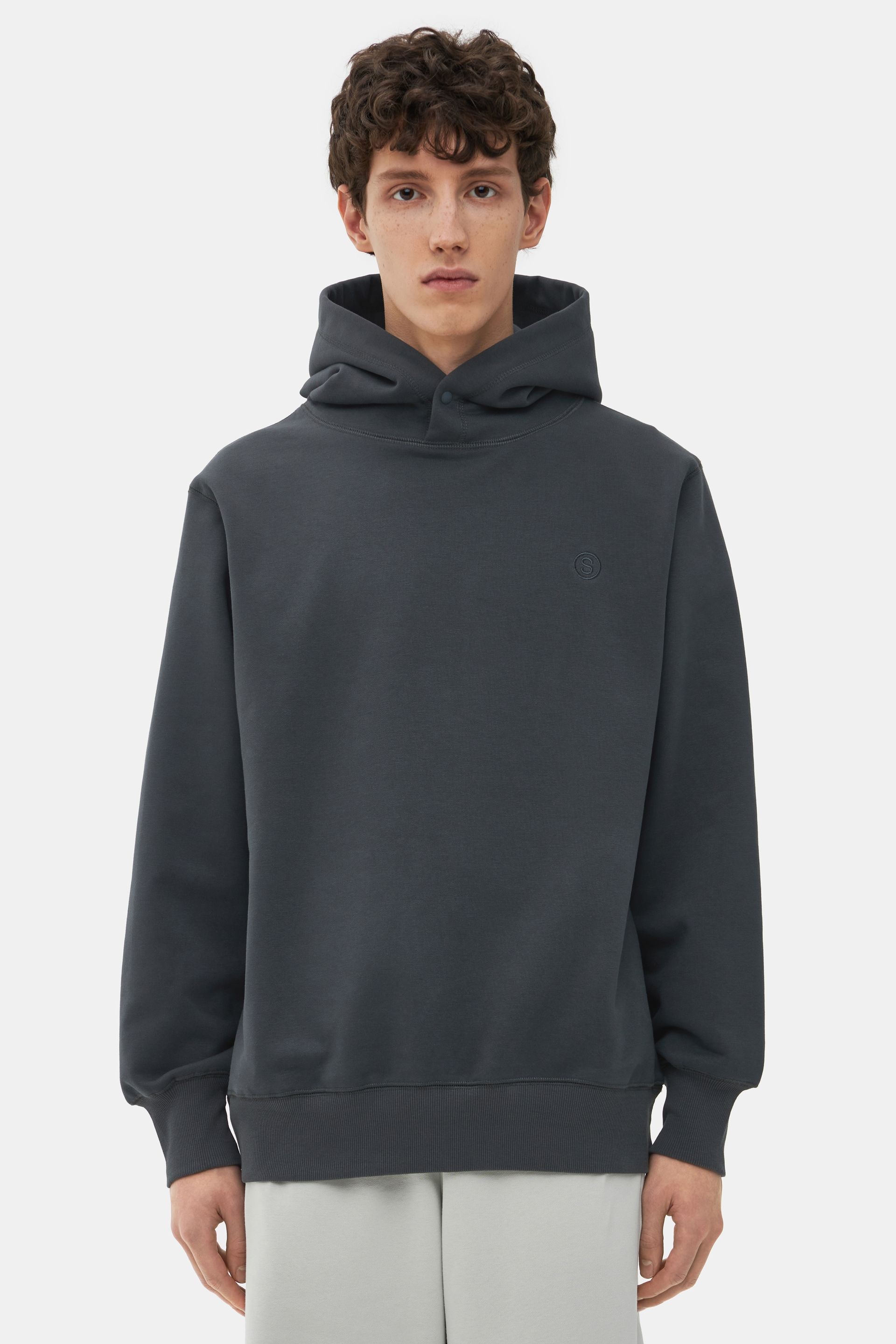 Dark grey hoodie clearance